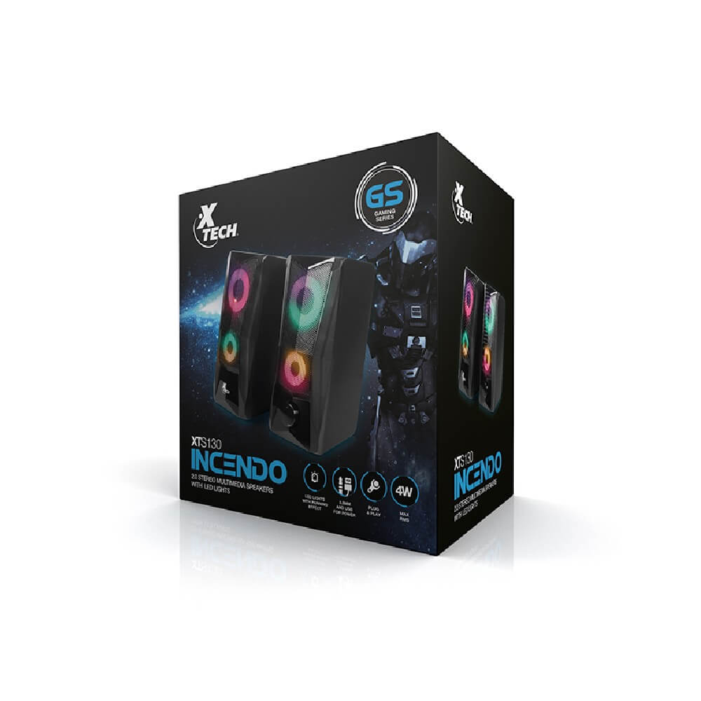PARLANTES GAMER ESTEREO MULTIMEDIA 2.0